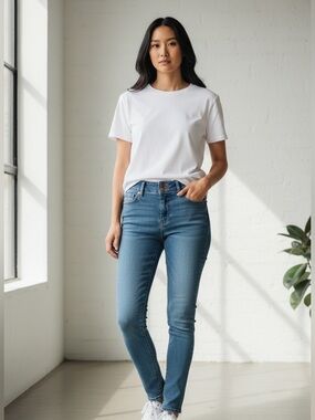 Angels Women's Light Blue Skinny Jeans